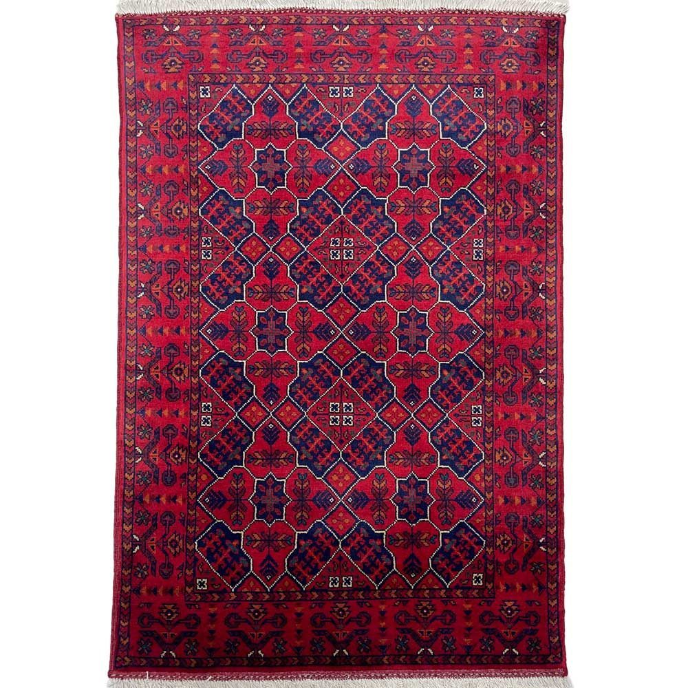 El Dokuma Afgan Khal Muhammadi Yün Halı (80x120 cm)