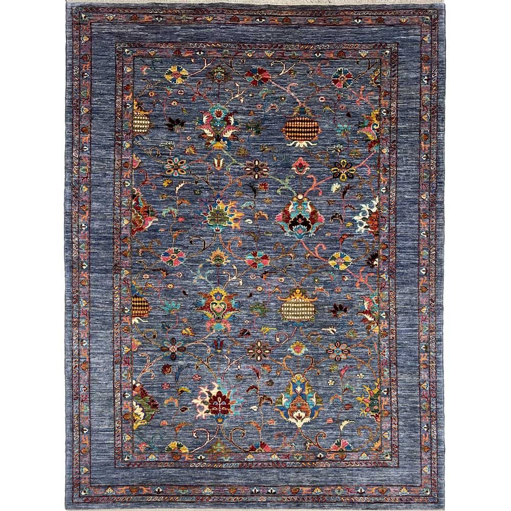 El Dokuma Afgan Sultani Yün Halı (175x250 cm)