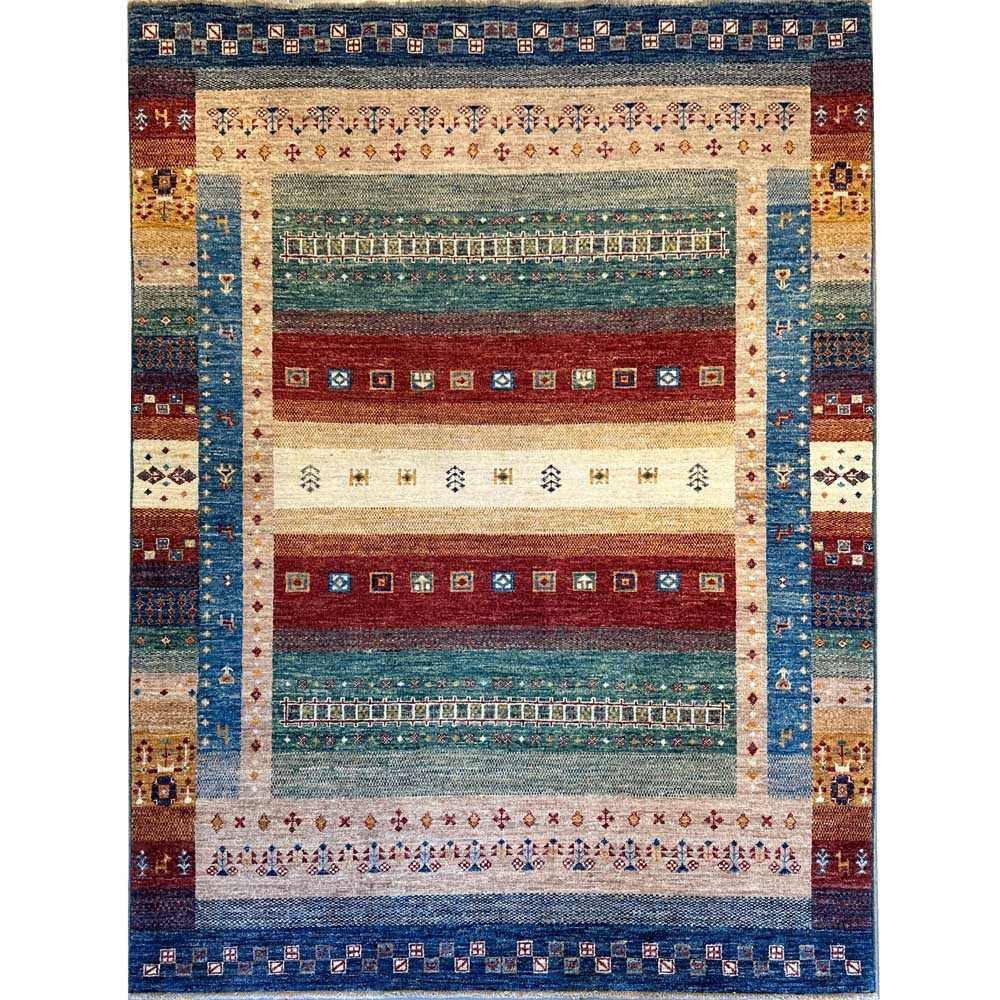 El Dokuma Afgan Kabile Yün Halı (150x200 cm)