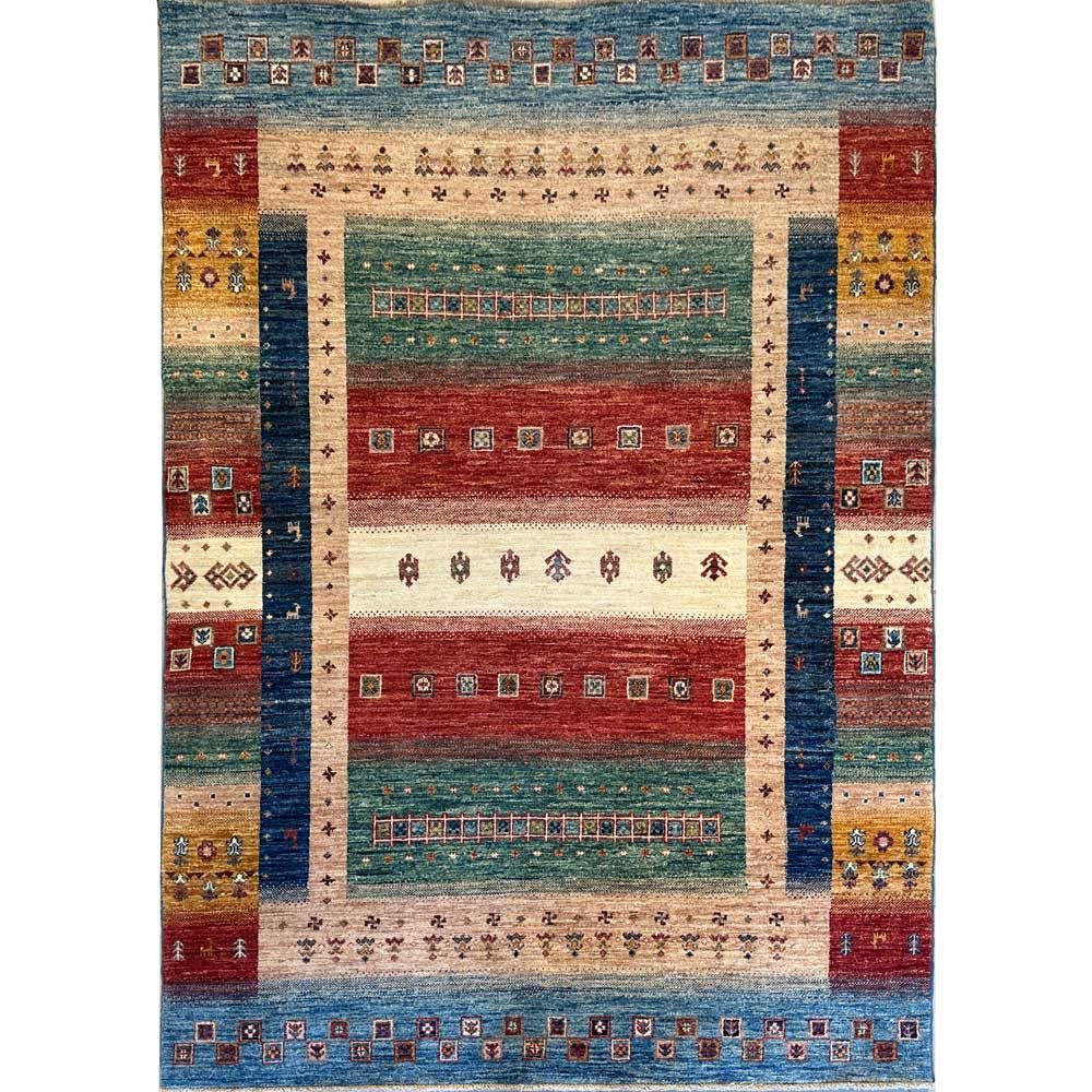 El Dokuma Afgan Kabile Yün Halı (150x210 cm)