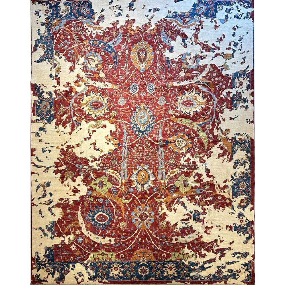 El Dokuma Kerman Özel Tasarım Yün Halı (280x370 cm)