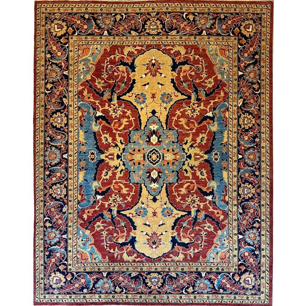 El Dokuma İran Sarapi Yün Halı (280x350 cm)