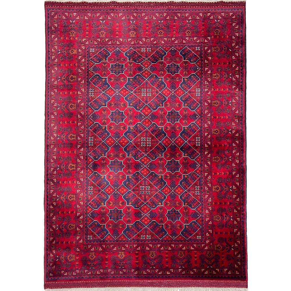 El Dokuma Afgan Khal Muhammadi Yün Halı (120x180 cm)