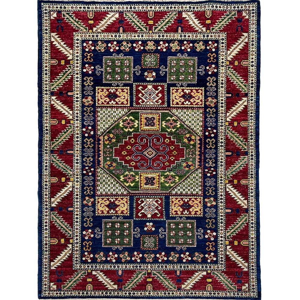 El Dokuma Afgan Kabile Yün Halı (120x180 cm)