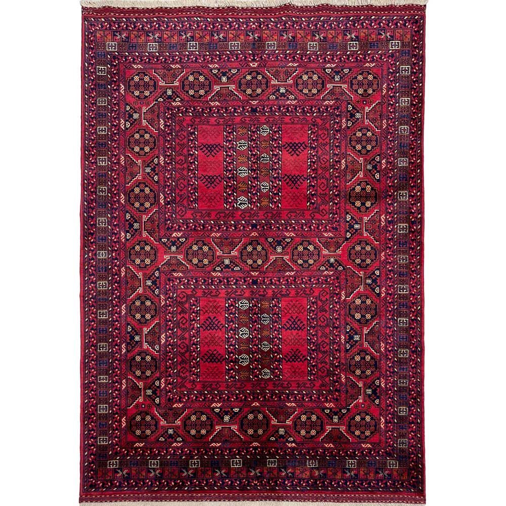 El Dokuma Afgan Khal Muhammadi Yün Halı (150x210 cm)
