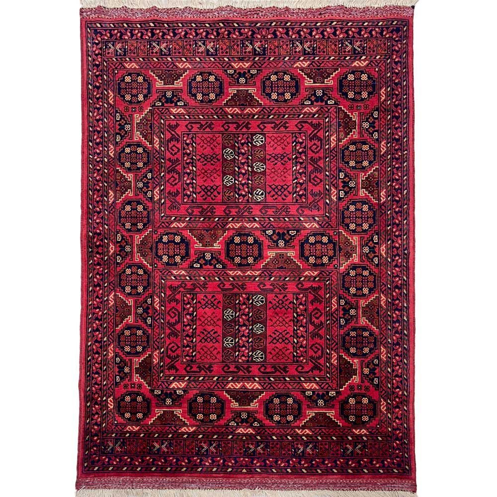 El Dokuma Afgan Khal Muhammadi Yün Halı (100x150 cm)