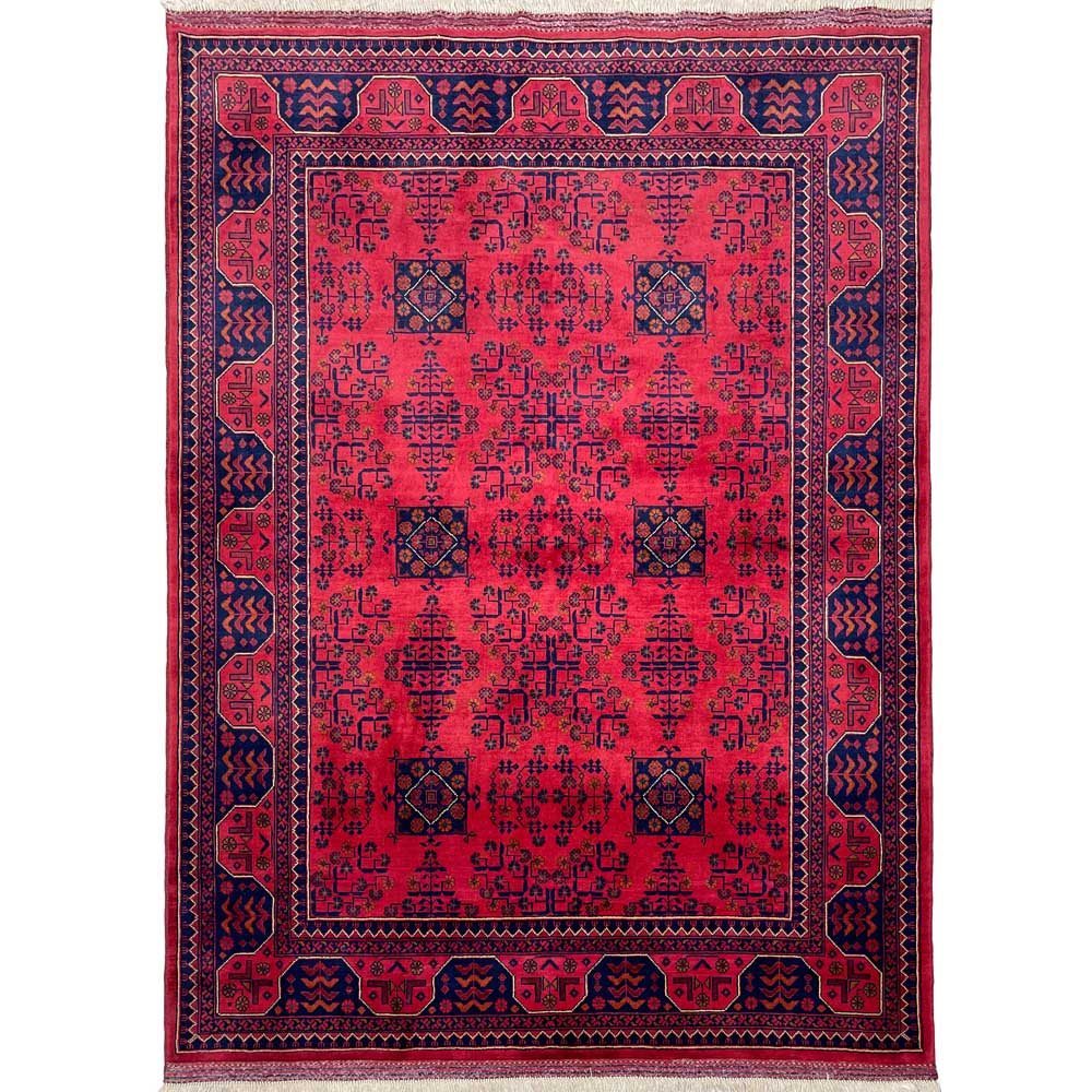 El Dokuma Afgan Khal Muhammadi Yün Halı (150x200 cm)