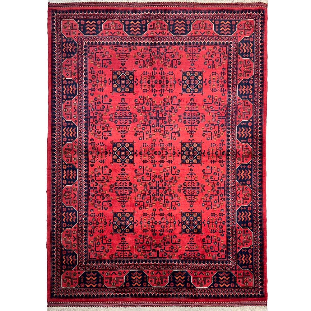 El Dokuma Afgan Khal Muhammadi Yün Halı (155x200 cm)