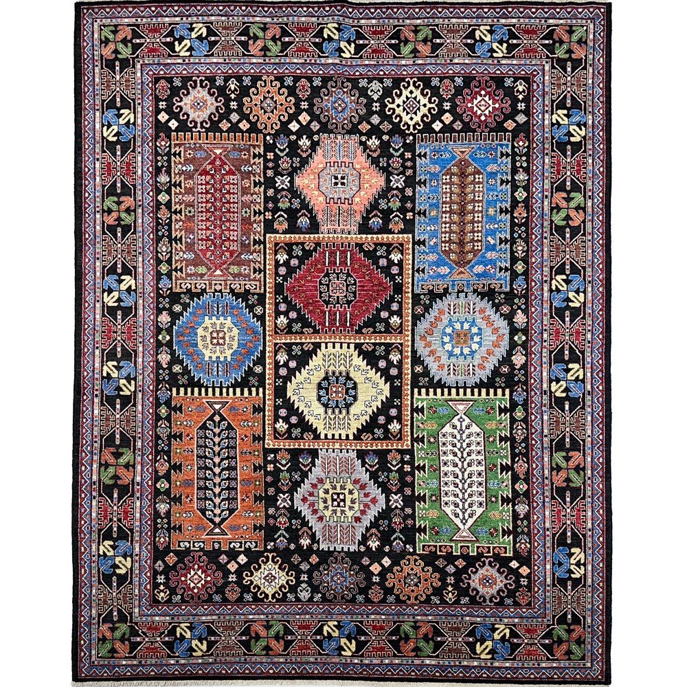 El Dokuma Afgan Veziri Kabile Yün Halı (245x310 cm)