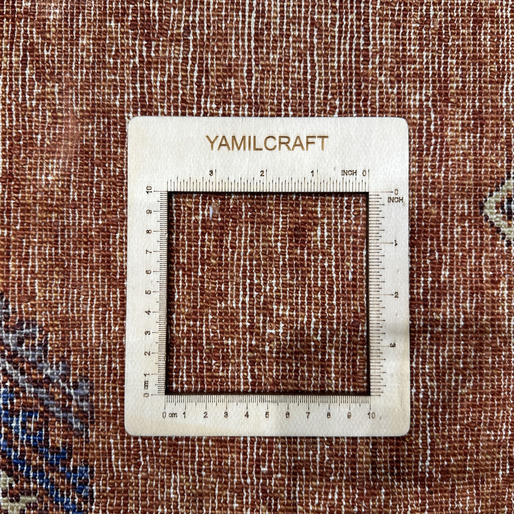 El Dokuma Turuncu Modern Yün Halı (150x240 cm) - Görsel 6