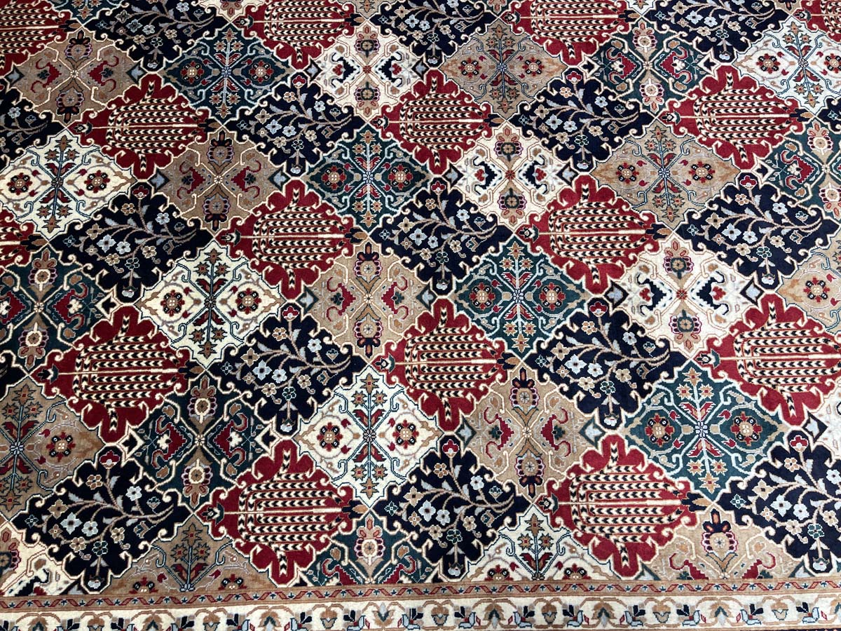 El Dokuma Afgan Bilicik İnce Dokuma Yün Halı (200x300 cm) - Görsel 6