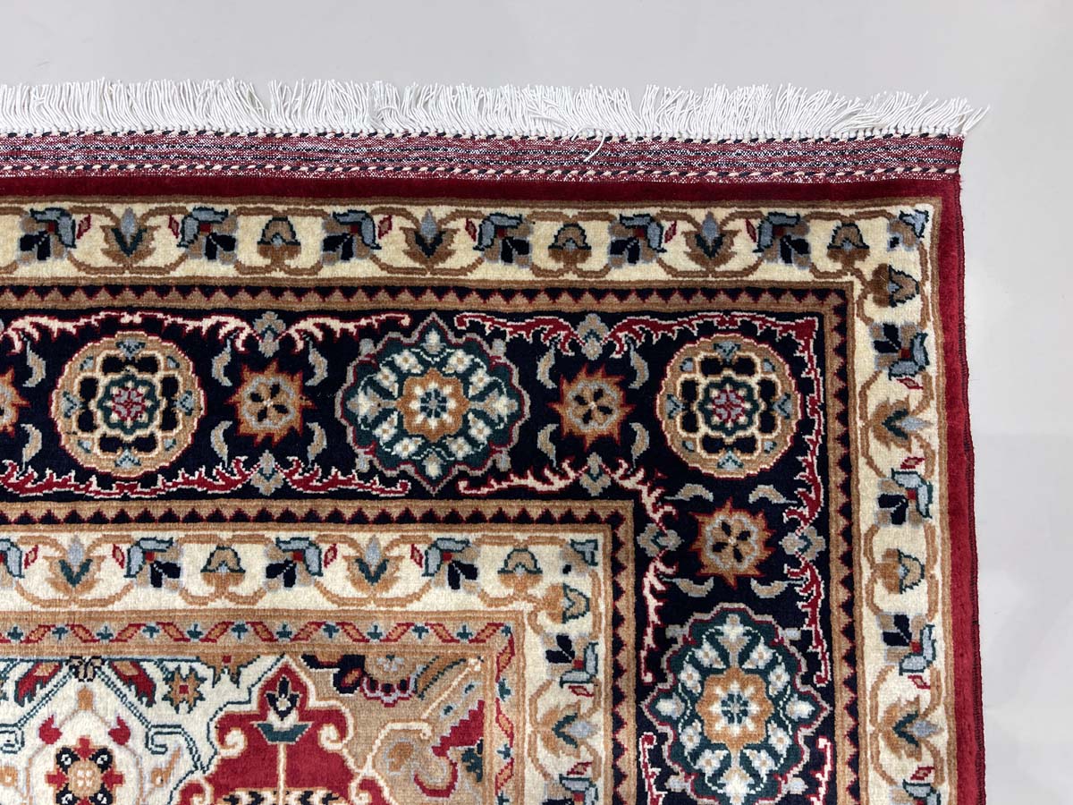 El Dokuma Afgan Bilicik İnce Dokuma Yün Halı (200x300 cm) - Görsel 9