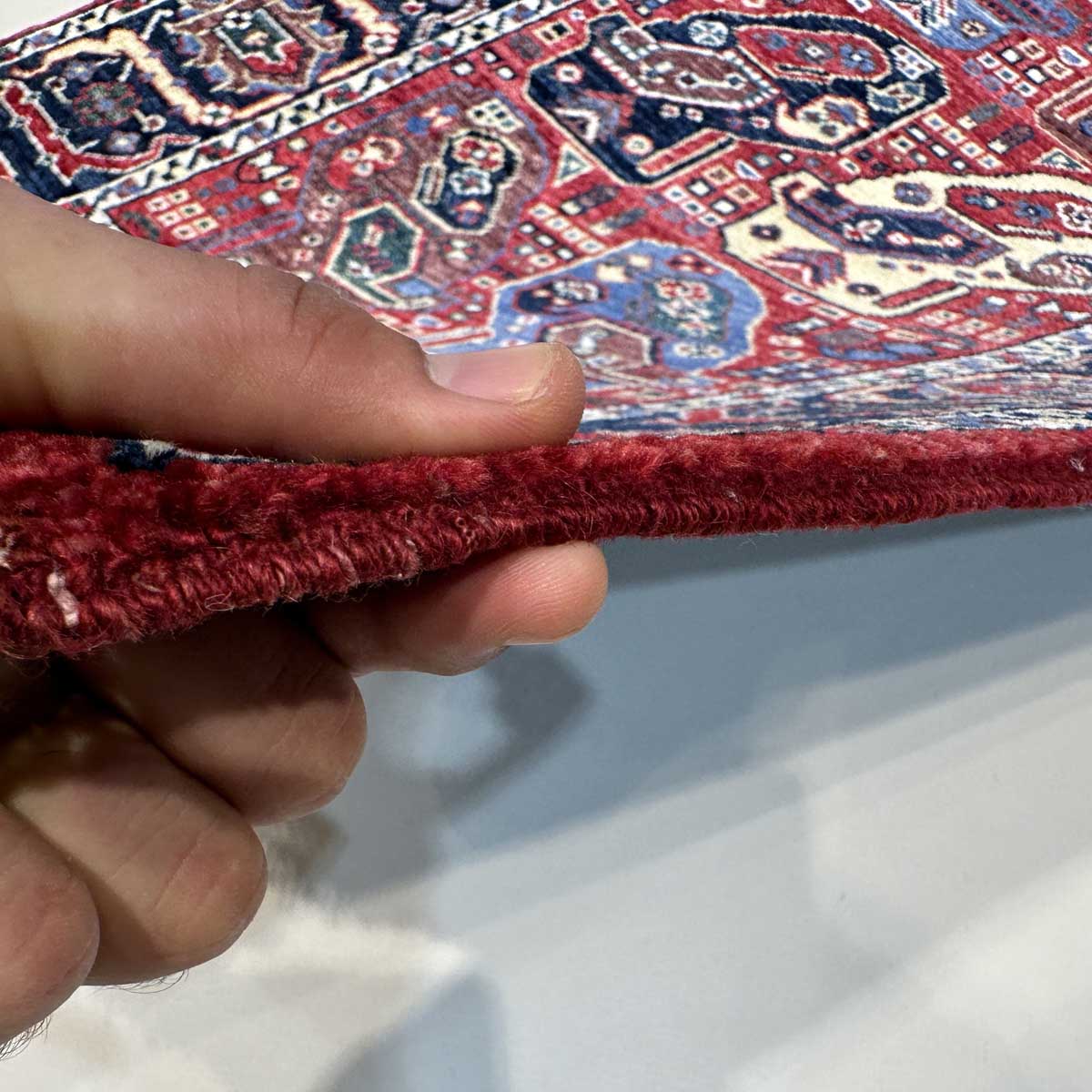 El Dokuma Bohem Afgan Kabile Yün Yolluk Halı (80x300 cm) - Görsel 8