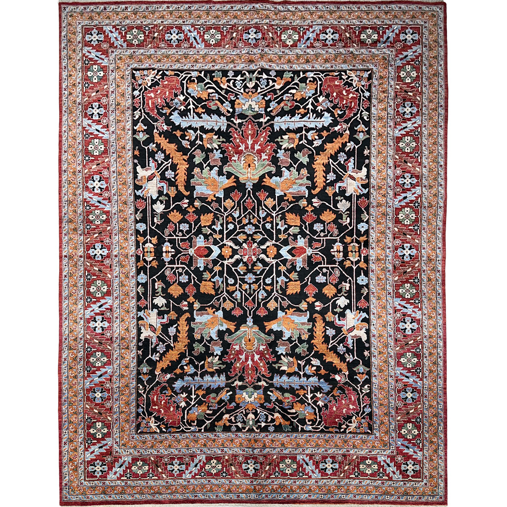 El Dokuma İran Heris Yün Halı (310x410 cm)