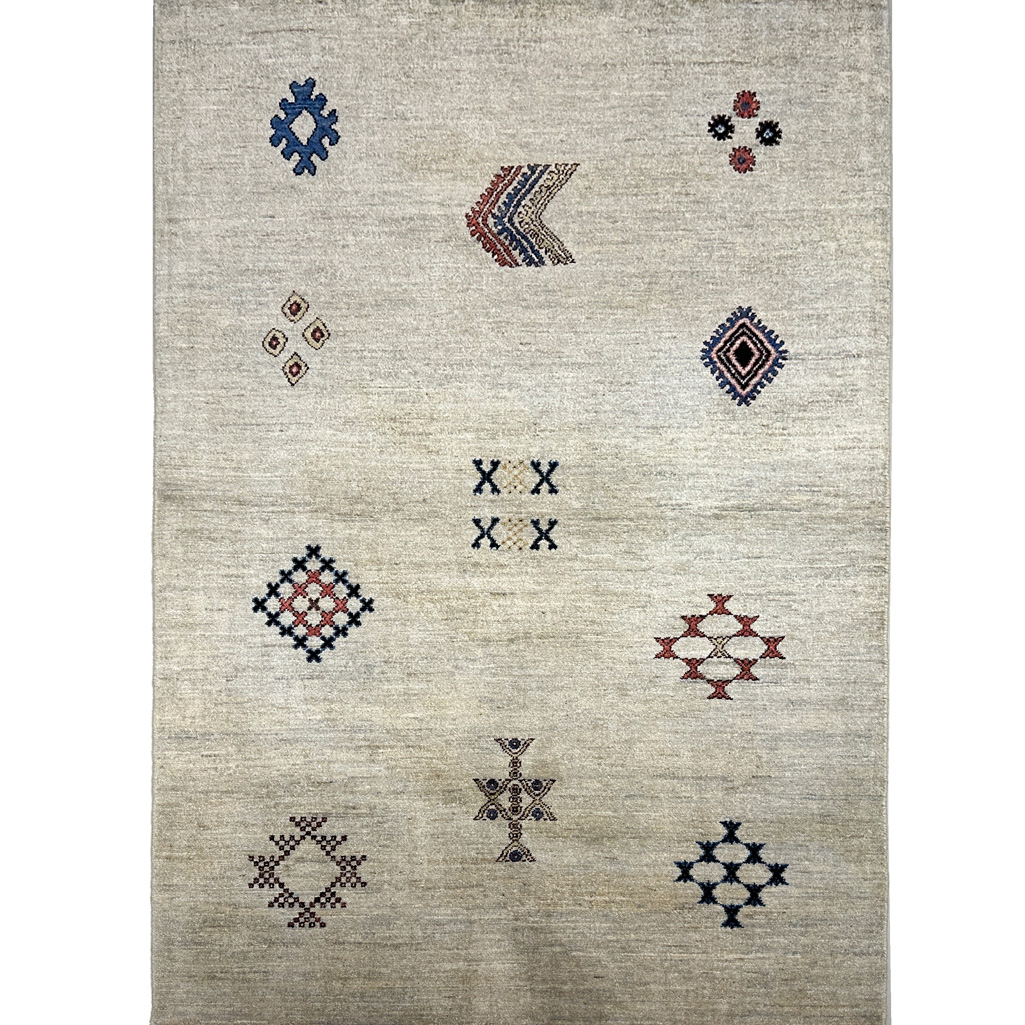 El Dokuma Modern Yün Halı (120x180 cm)