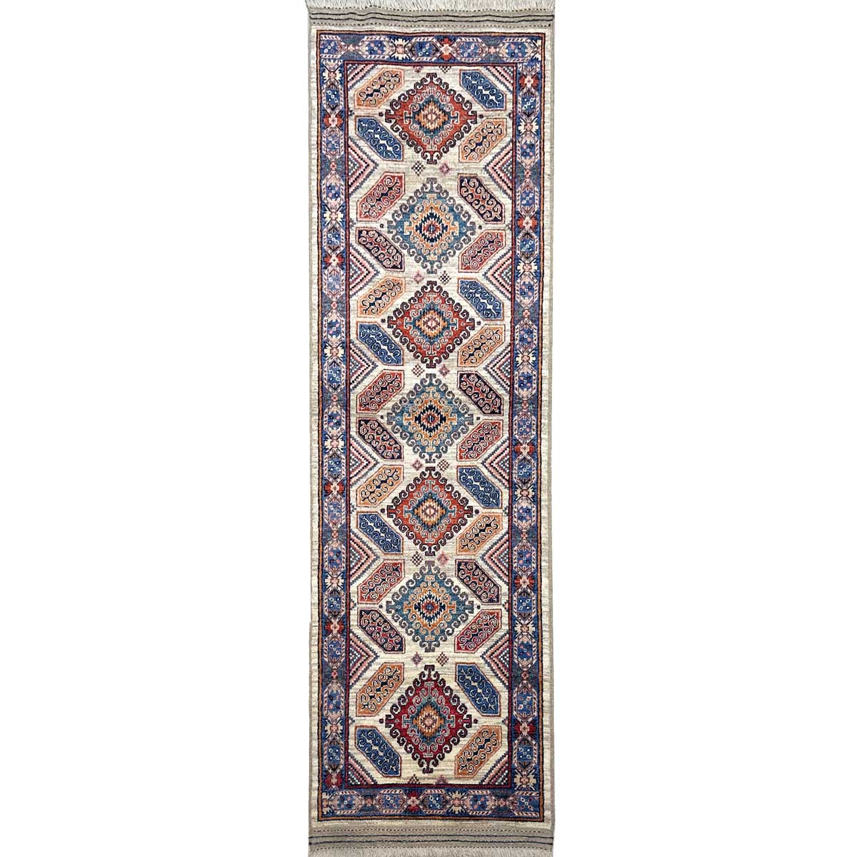 El Dokuma Natural Kaşkai İran Yün Yolluk Halı (75x250 cm)