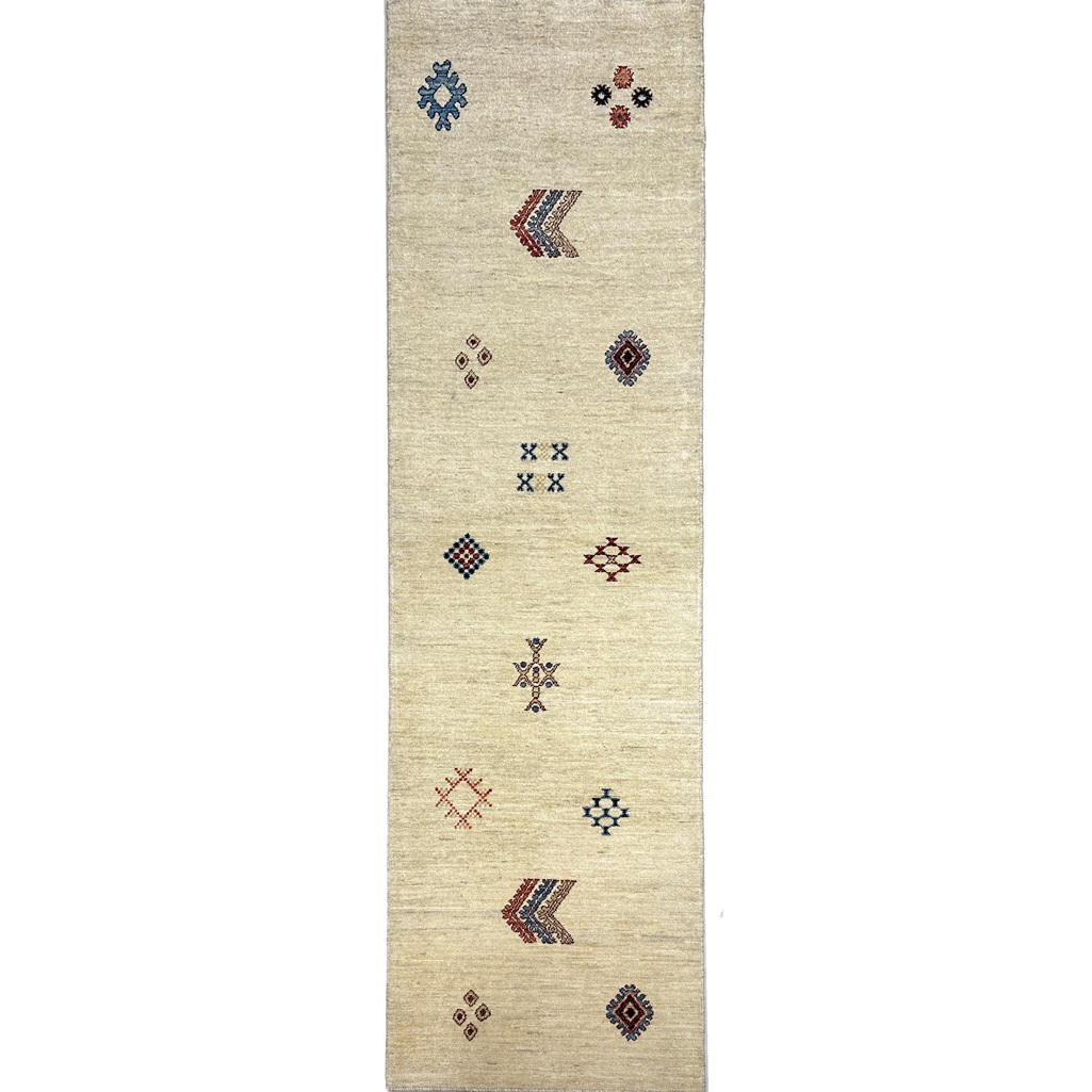 El Dokuma Modern Yün Yolluk Halı (75x250 cm)