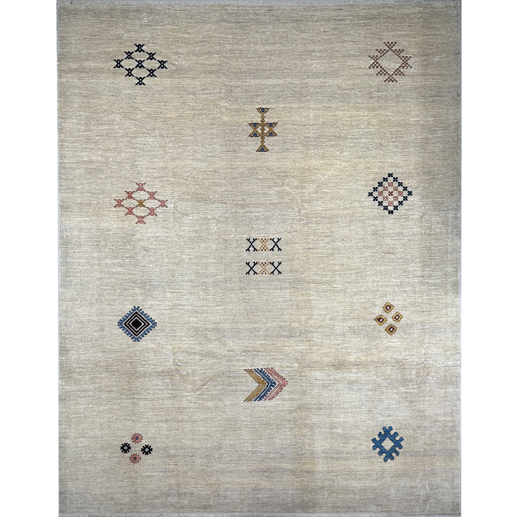 El Dokuma Afgan Modern Yün Halı (300x420 cm)