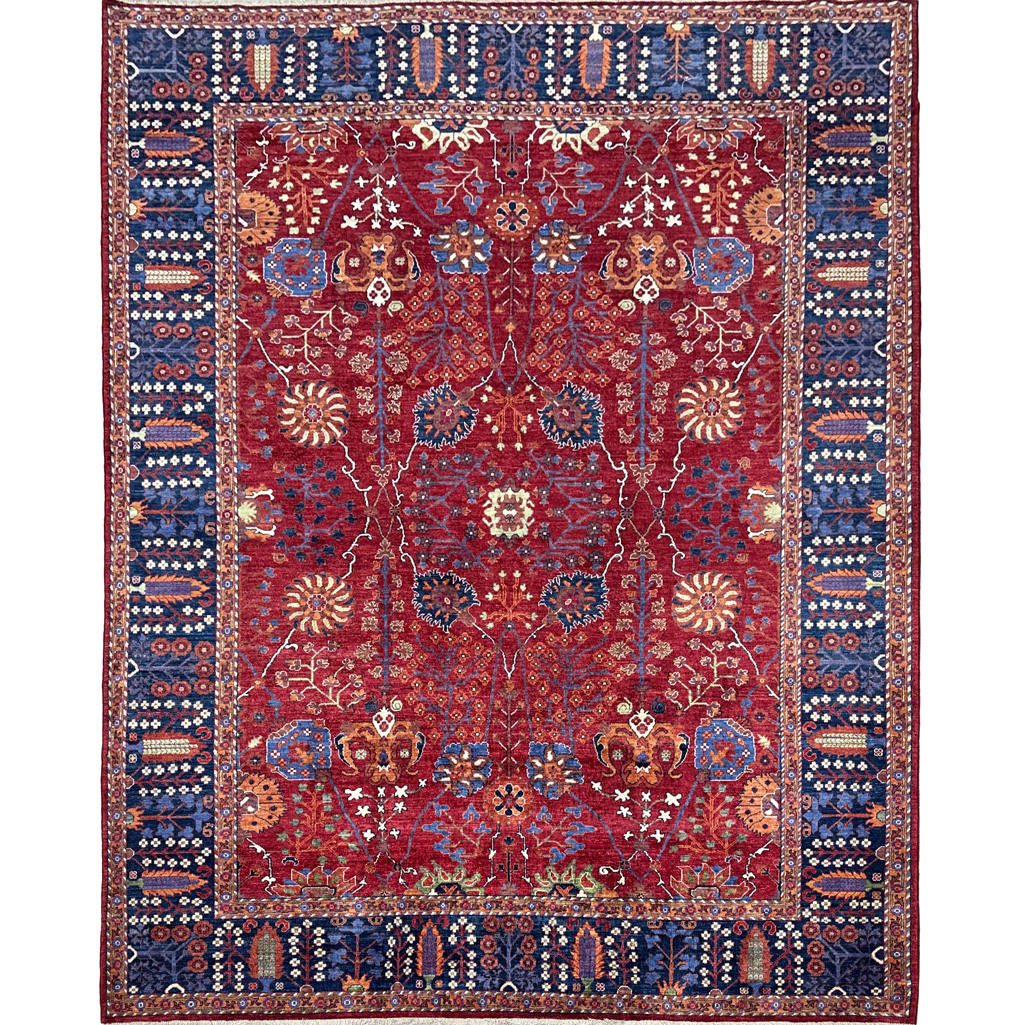 El Dokuma Afgan Sultani Yün Halı (270x370 cm)