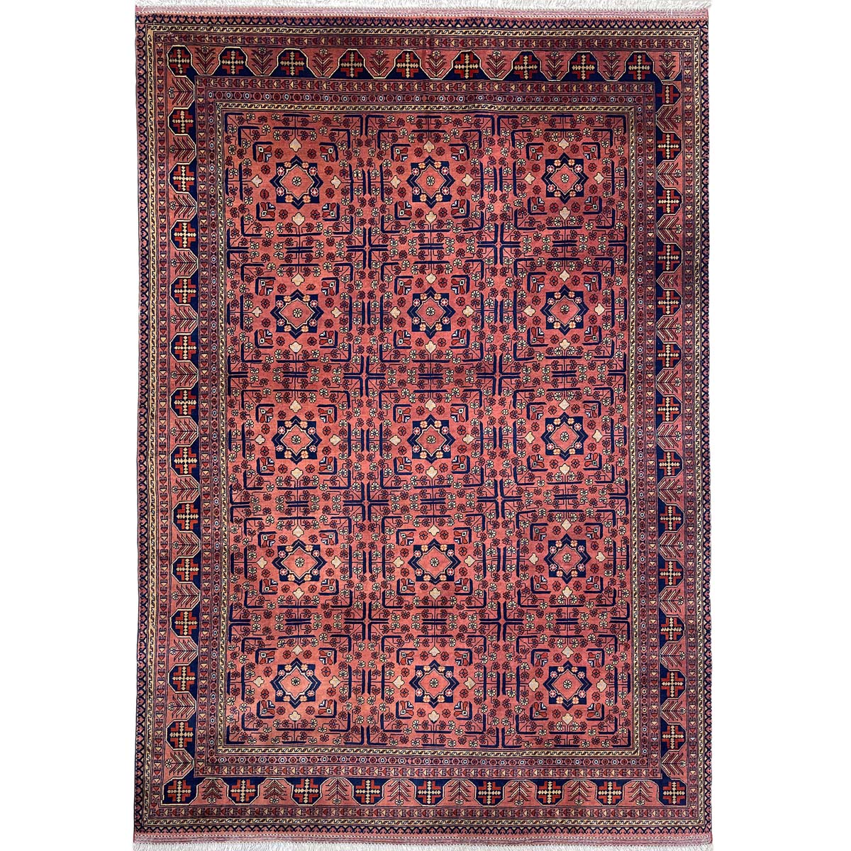 El Dokuma Afgan Khal Mohammadi Yün Halı (200x290 cm)