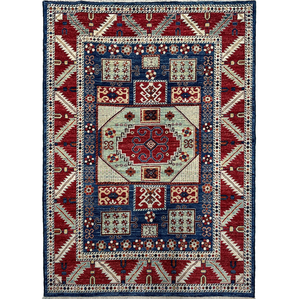 El Dokuma Afgan Kabile Yün Halı (160x210 cm)