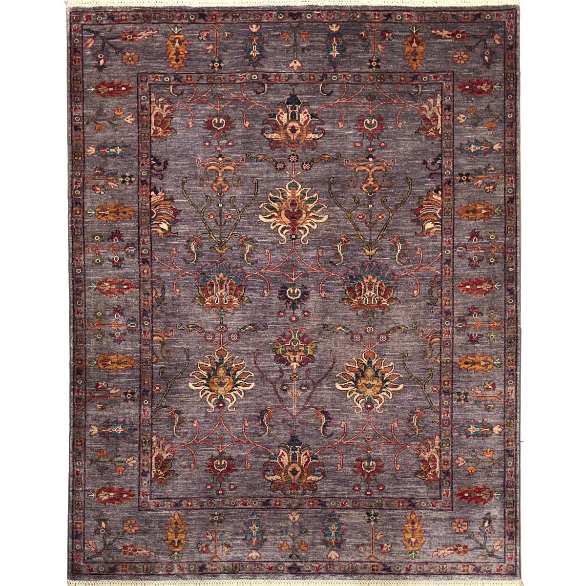 El Dokuma Afgan Sultani Yün Halı (150x180 cm)