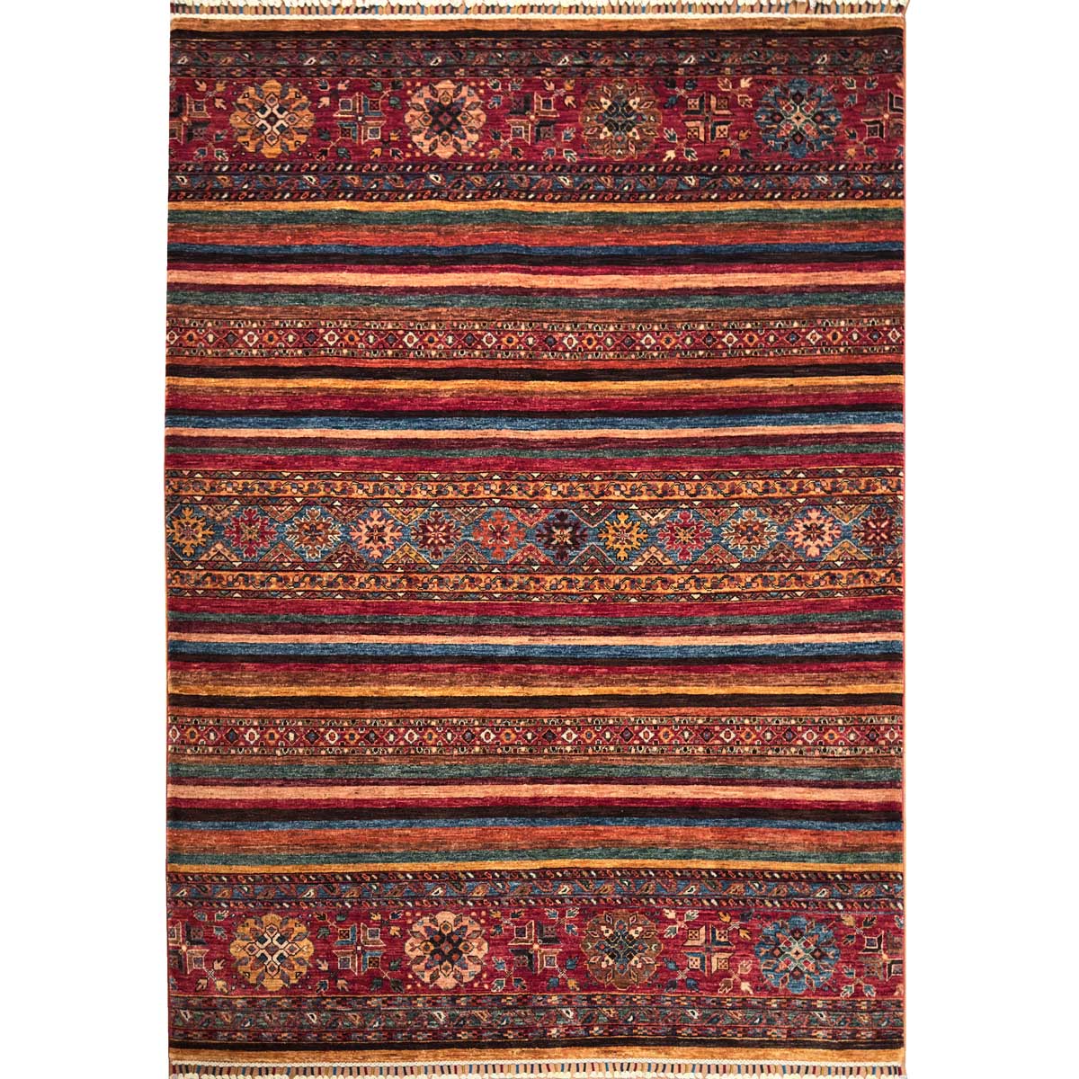 El Dokuma Horcin Afgan Kabile Yün Halı (175x240 cm)