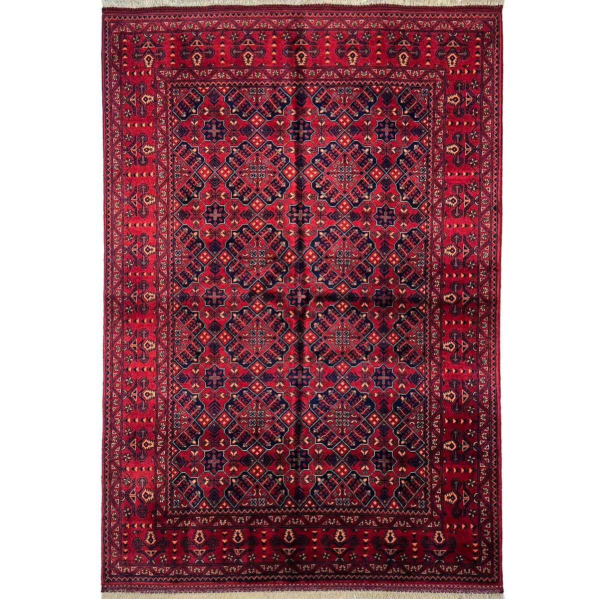 El Dokuma Afgan Khal Mohammadi Yün Halı (150x215 cm)