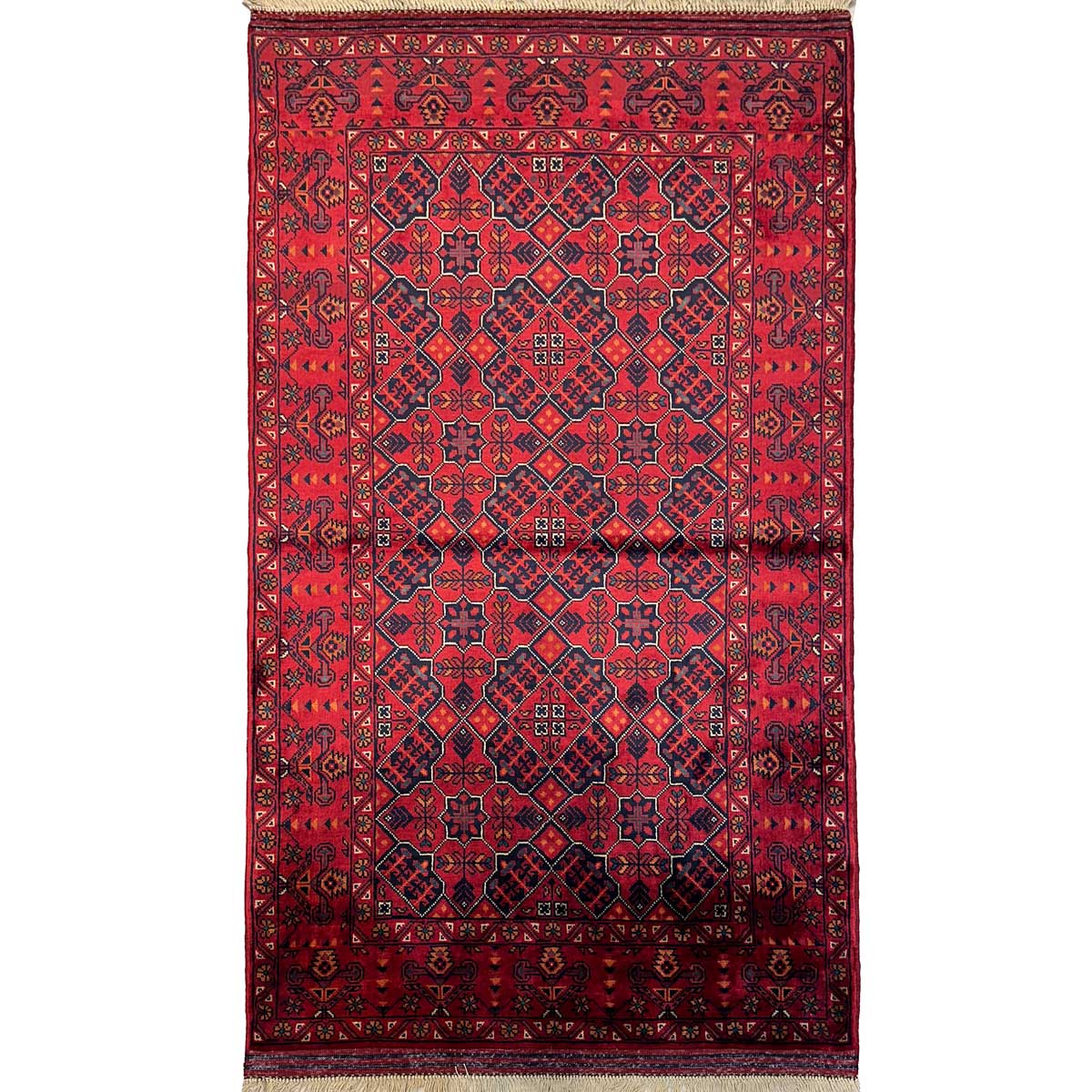 El Dokuma Afgan Khal Mohammadi Yün Halı (90x160 cm)