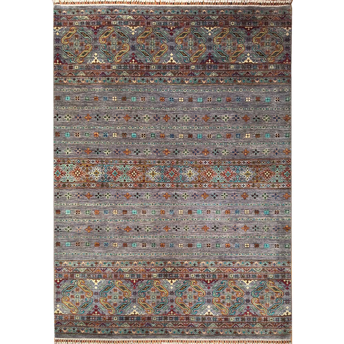 El Dokuma Horcin Afgan Kabile Yün Halı (180x250 cm)