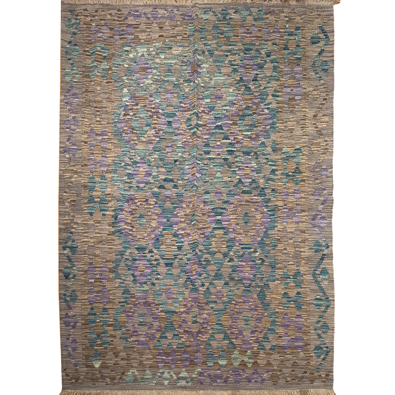 El Dokuma Bohem Yün Kilim (155x205 cm)