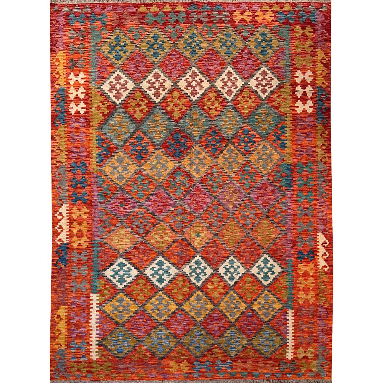 El Dokuma Anadolu Desenli Yün Kilim (210x305 cm)