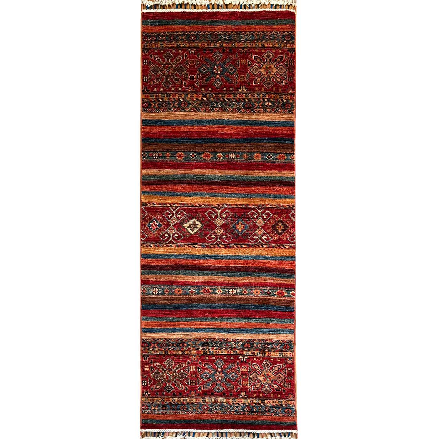 El Dokuma Horcin Kabile Yün Yolluk Halı (75x170 cm)