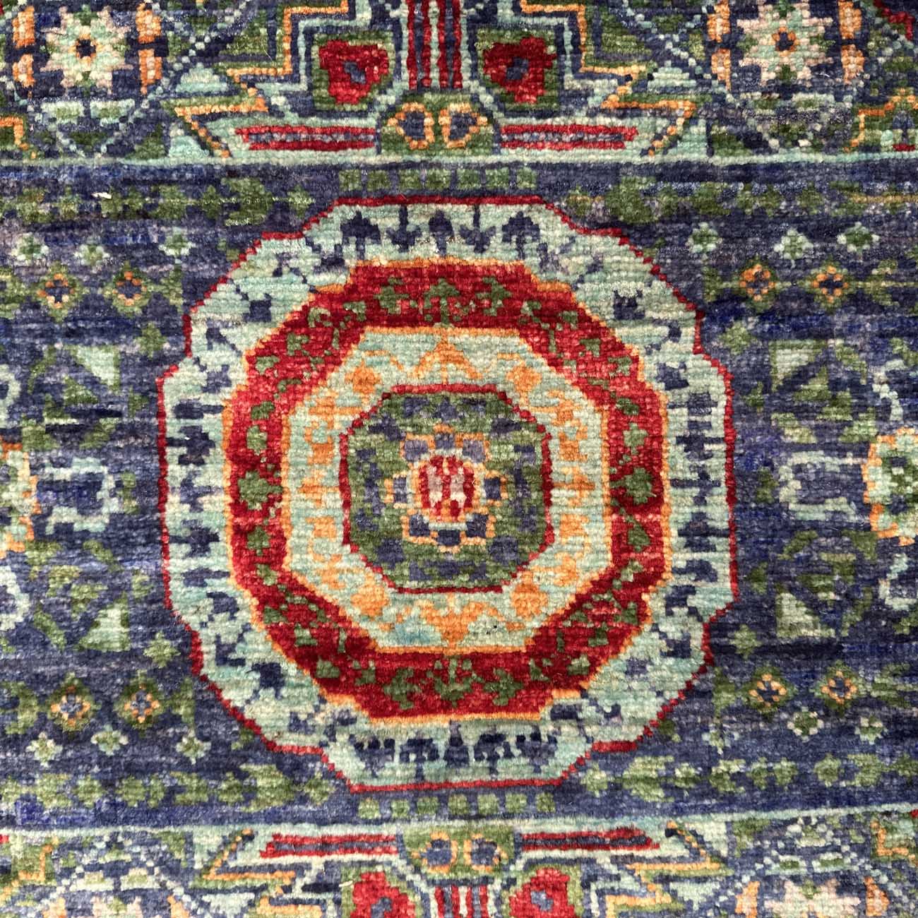 El Dokuma Memlük Yün Yolluk Halı (80x200 cm) - Görsel 10