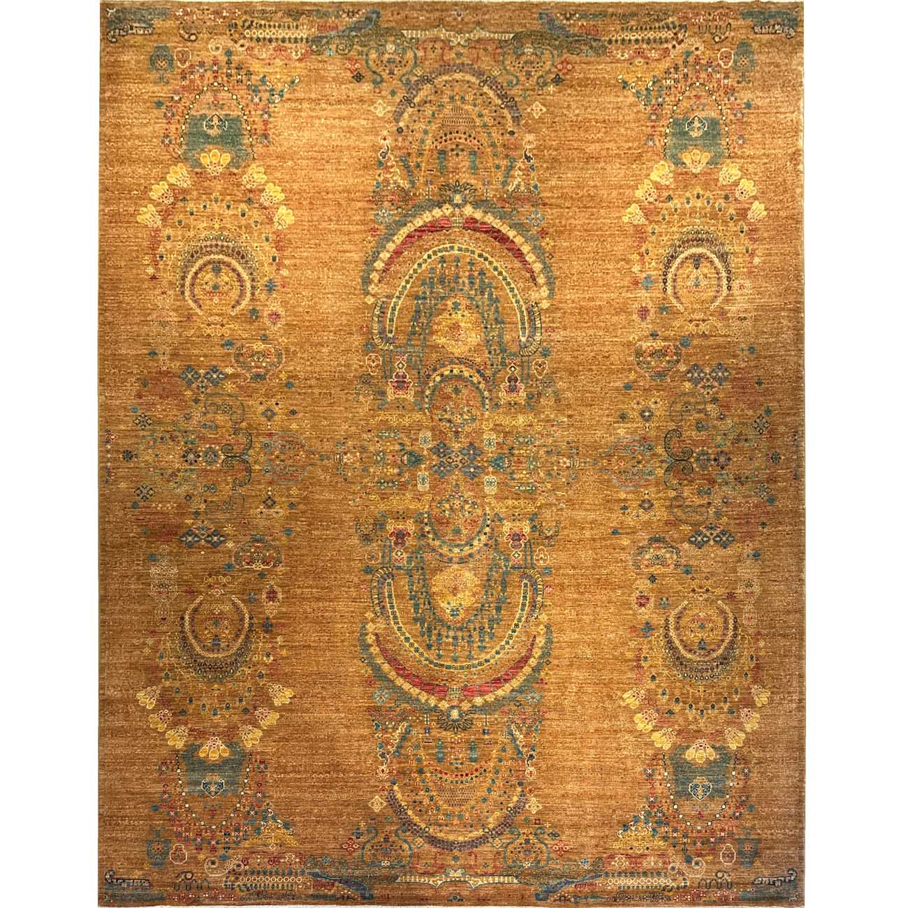 El Dokuma Premium Sundoz Afgan Kabile Yün Halı (280x365 cm)