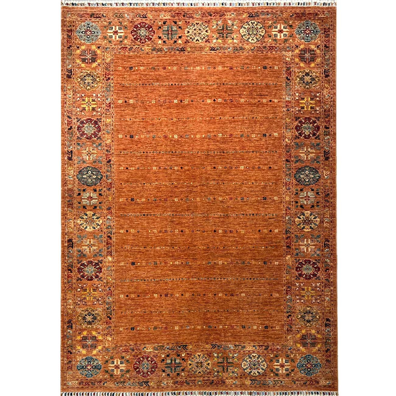 El Dokuma Horcin Afgan Kabile Yün Halı (170x230 cm)