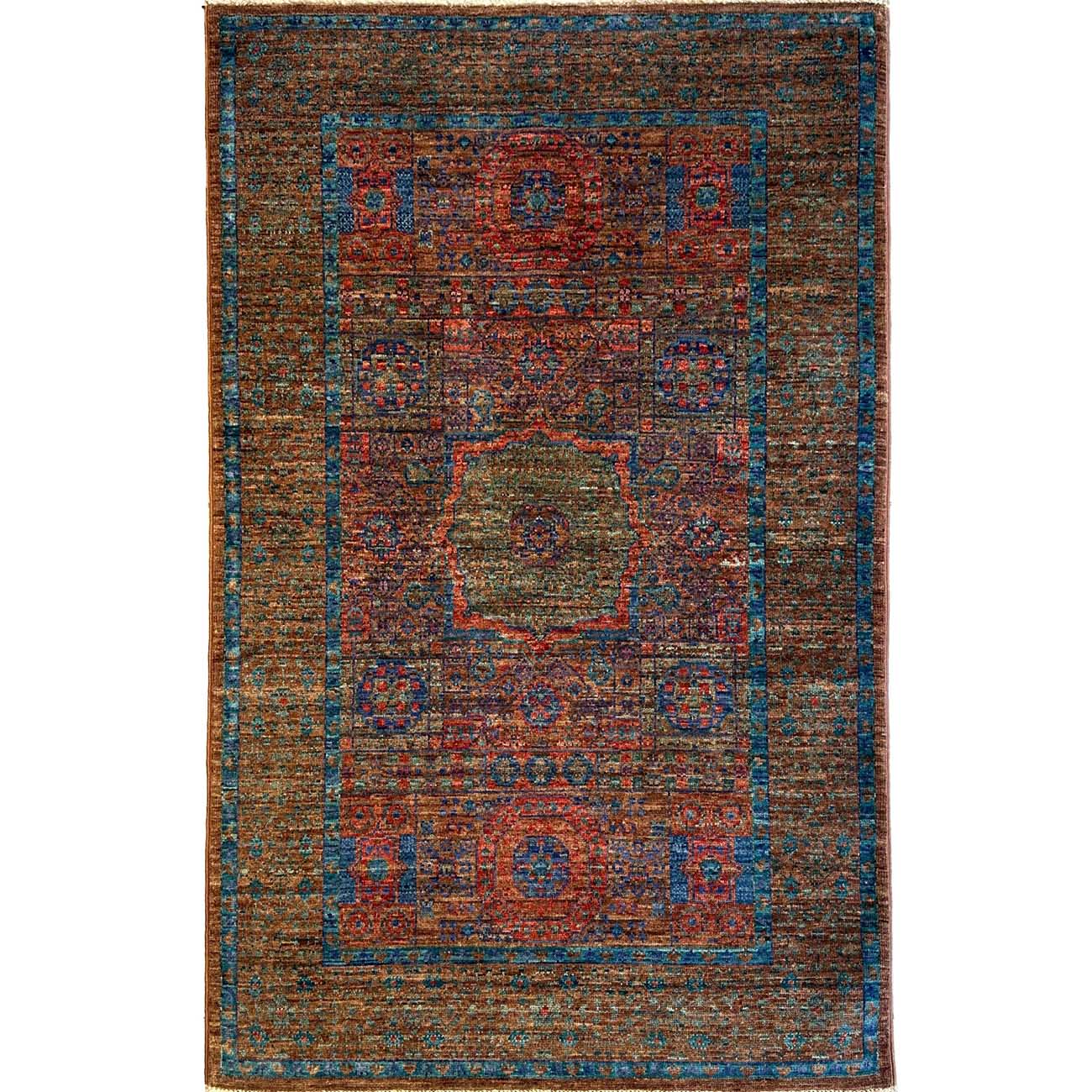 El Dokuma Premium Memlük Yün Halı (80x130 cm)