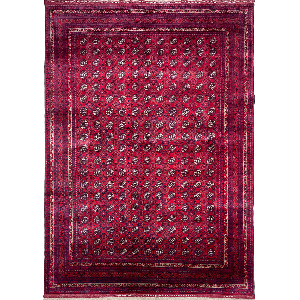 El Dokuma Afgan Bilicik Yün Halı (200x300 cm)