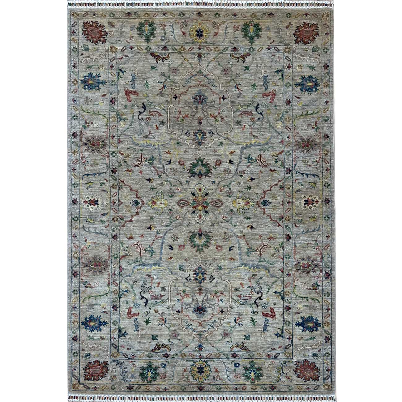El Dokuma Gri Sultani Yün Halı (170x240 cm)