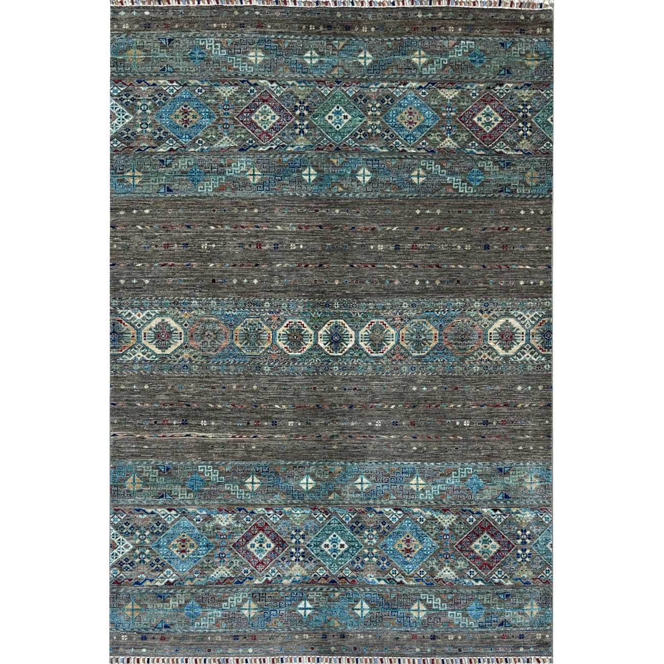 El Dokuma Bohem Horcin Yün Halı (170x230 cm)