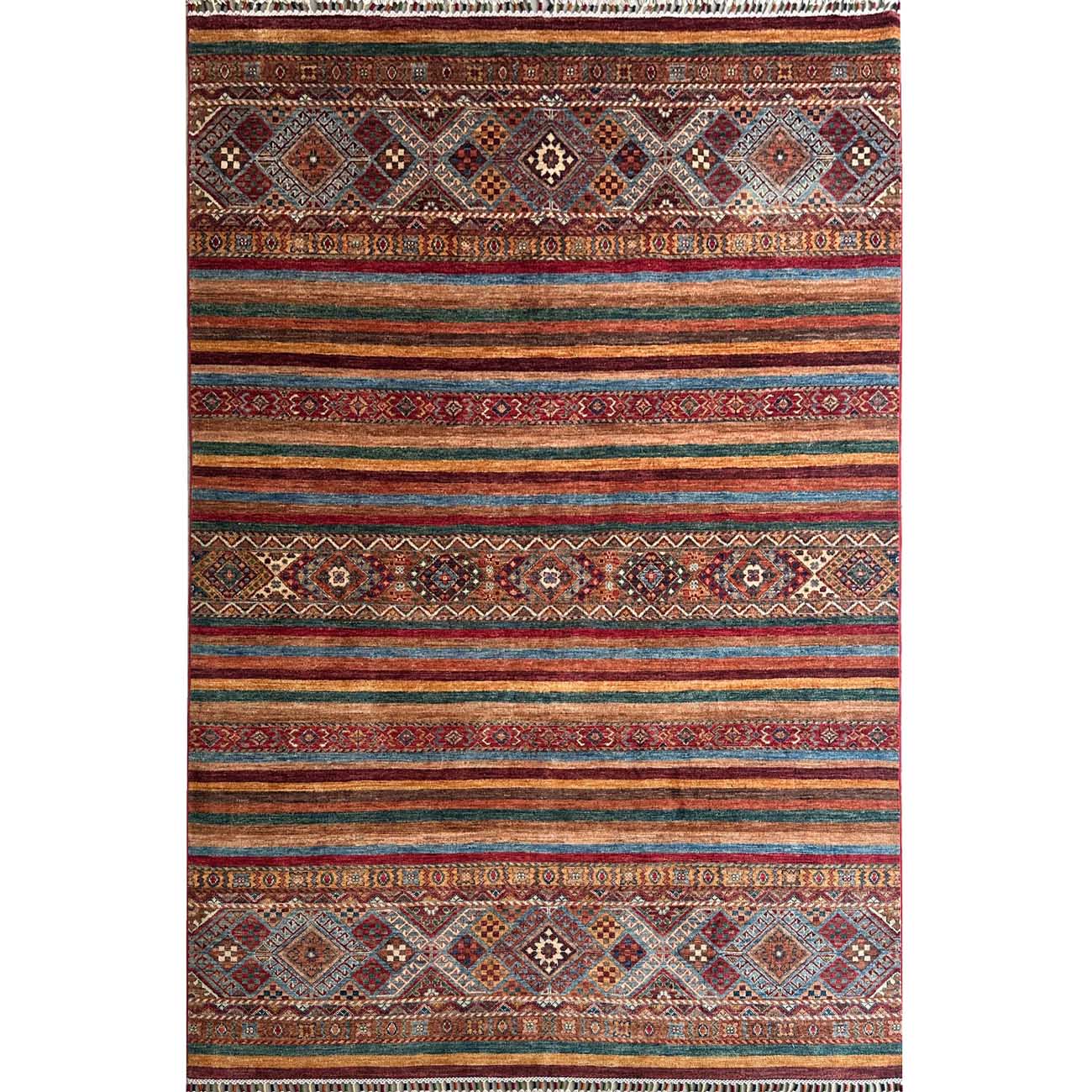 El Dokuma Horcin Kabile Yün Halı (170x245 cm)