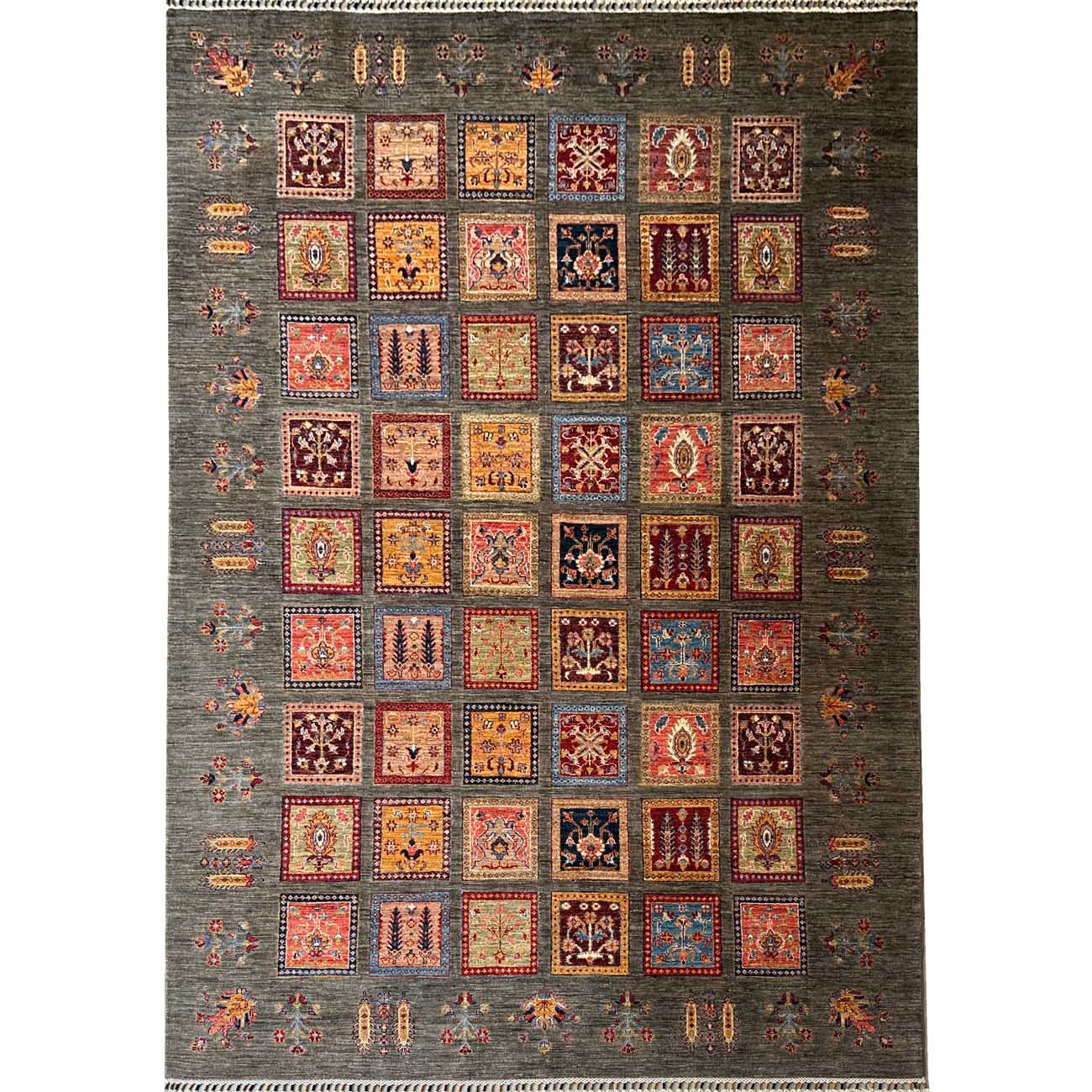 El Dokuma Bahtiyar Kabile Yün Halı (200x300 cm)