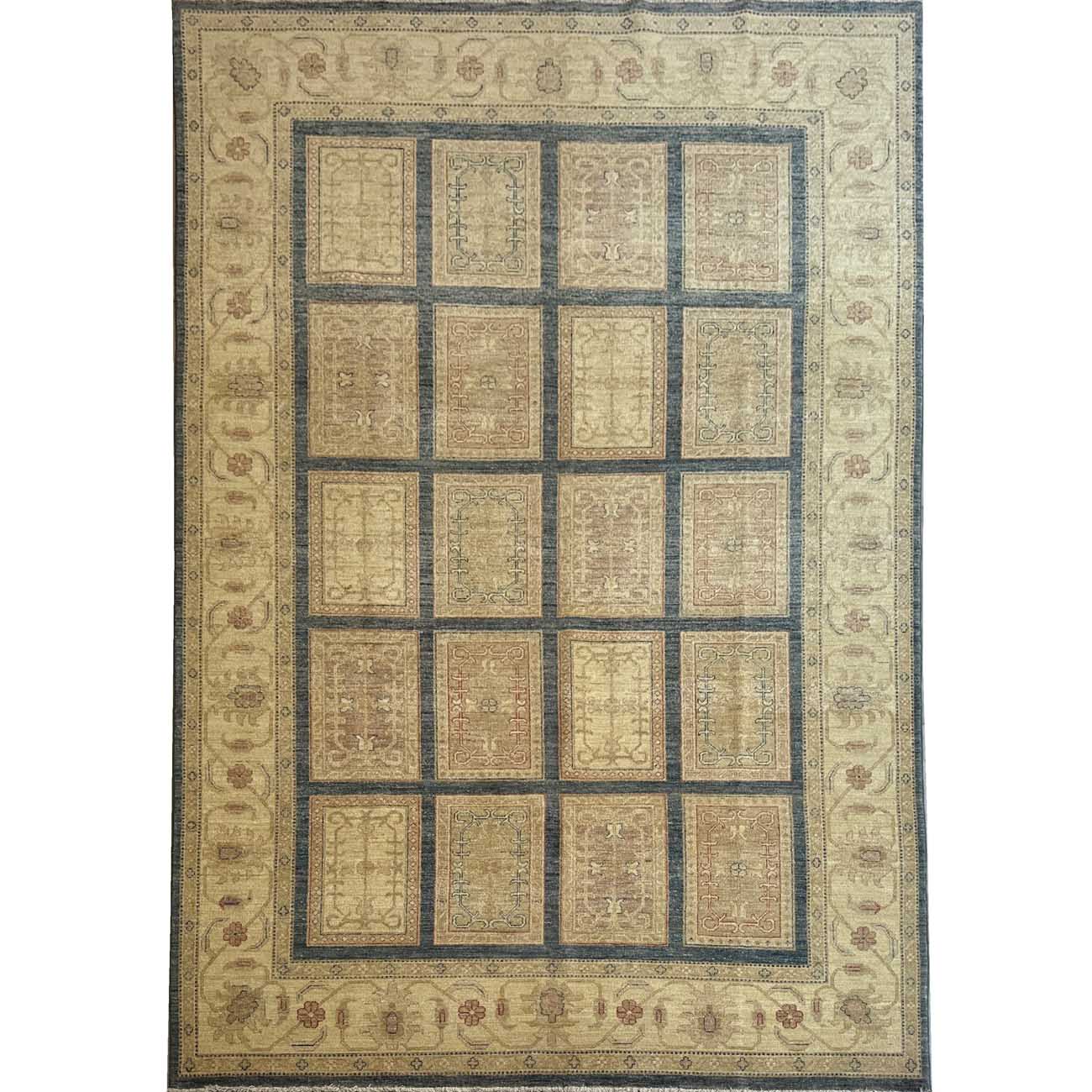 El Dokuma Bahtiyar Uşak Yün Halı (195x305 cm)