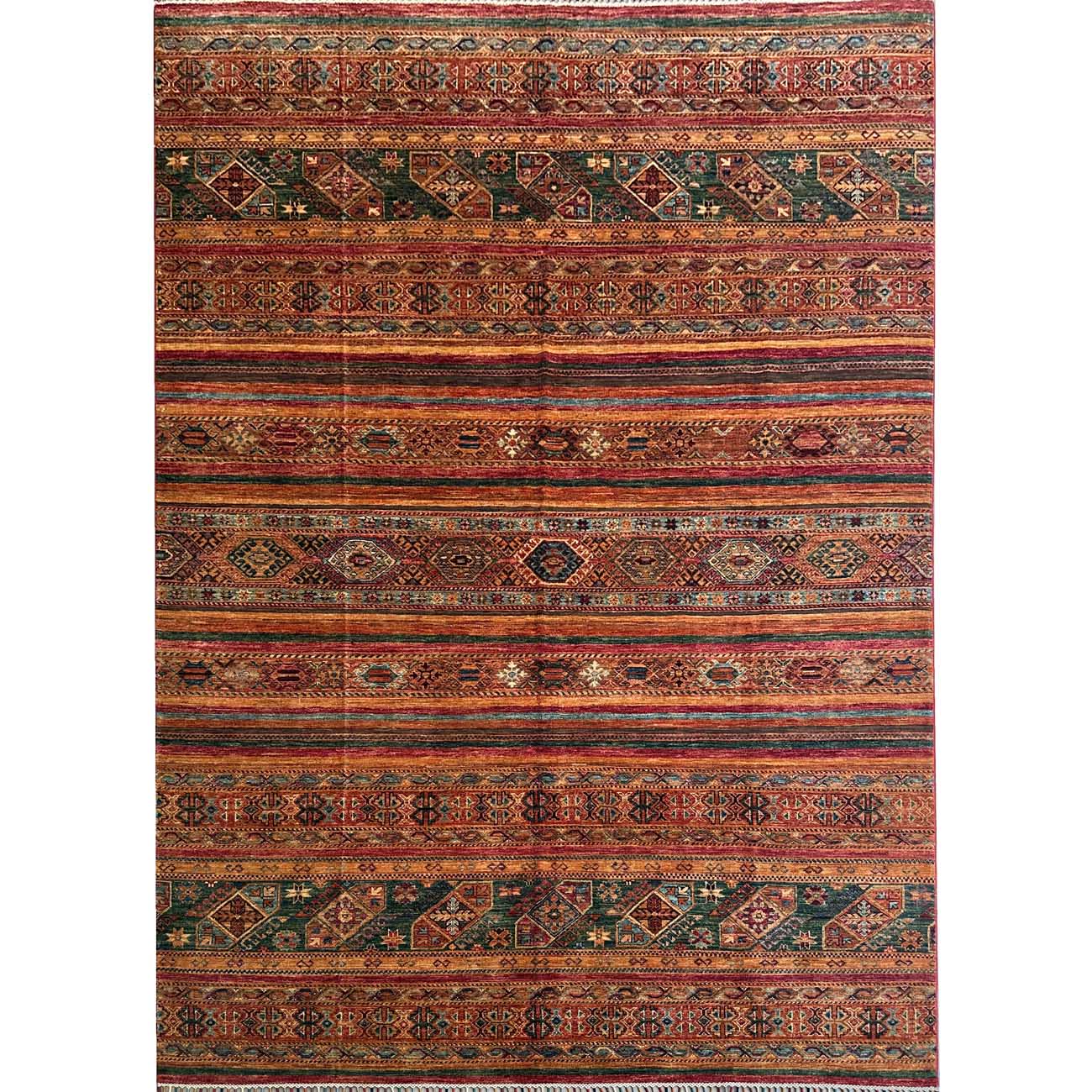 El Dokuma Horcin Kabile Yün Halı (205x290 cm)