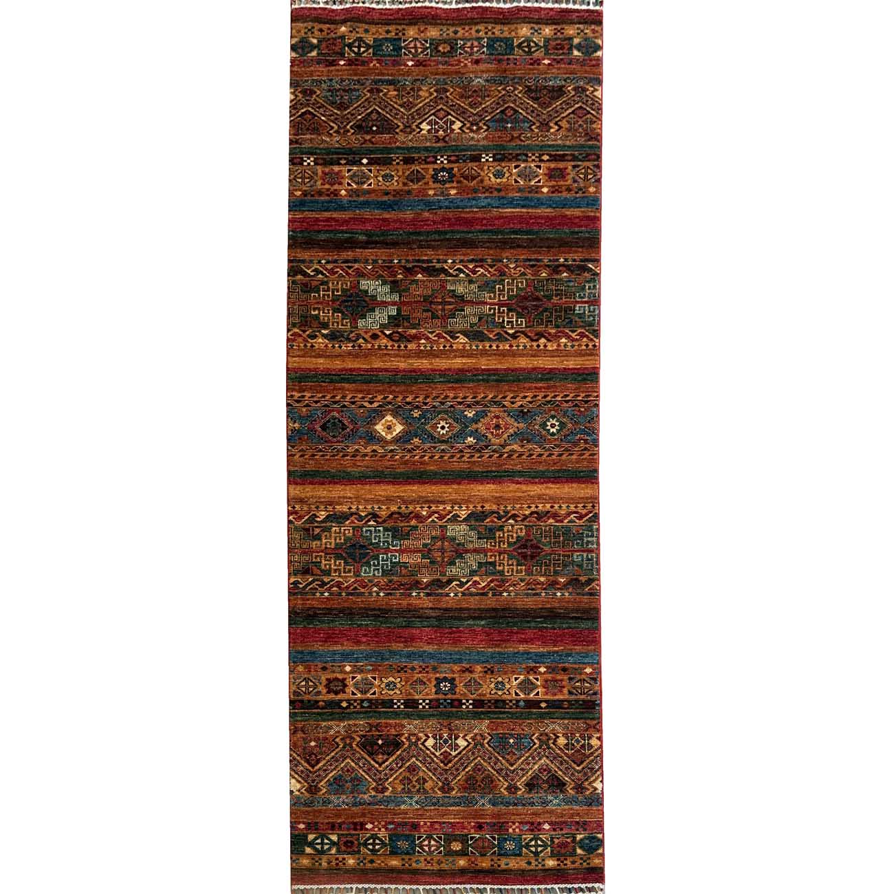 El Dokuma Horcin Yün Yolluk Halı (85x245 cm)