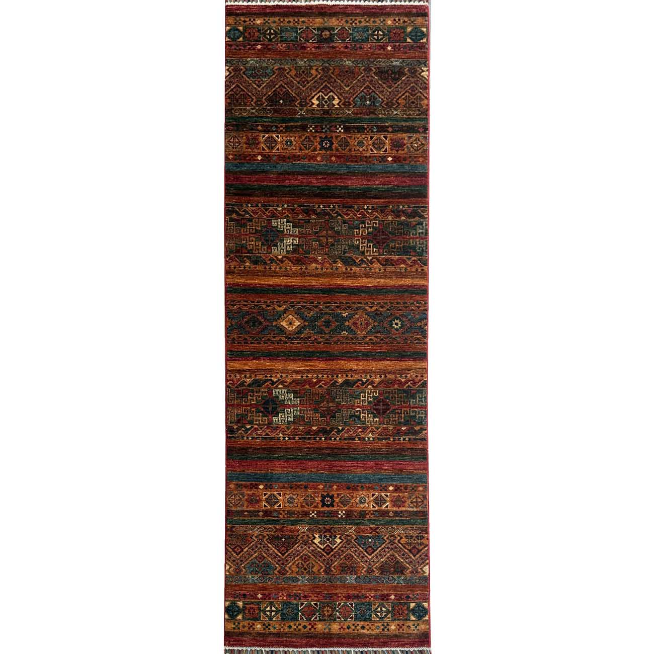 El Dokuma Horcin Yün Yolluk Halı (80x250 cm)