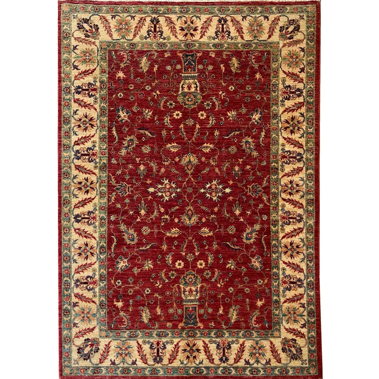 El Dokuma Kırmızı İran Yün Halı (125x185 cm)