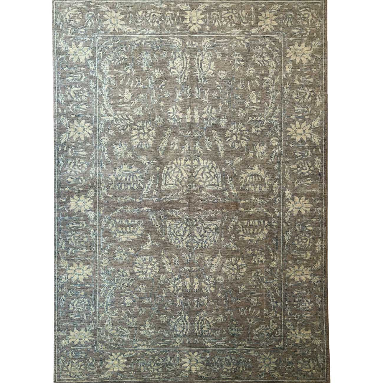 El Dokuma Gri Sultani Yün Halı (165x260 cm)