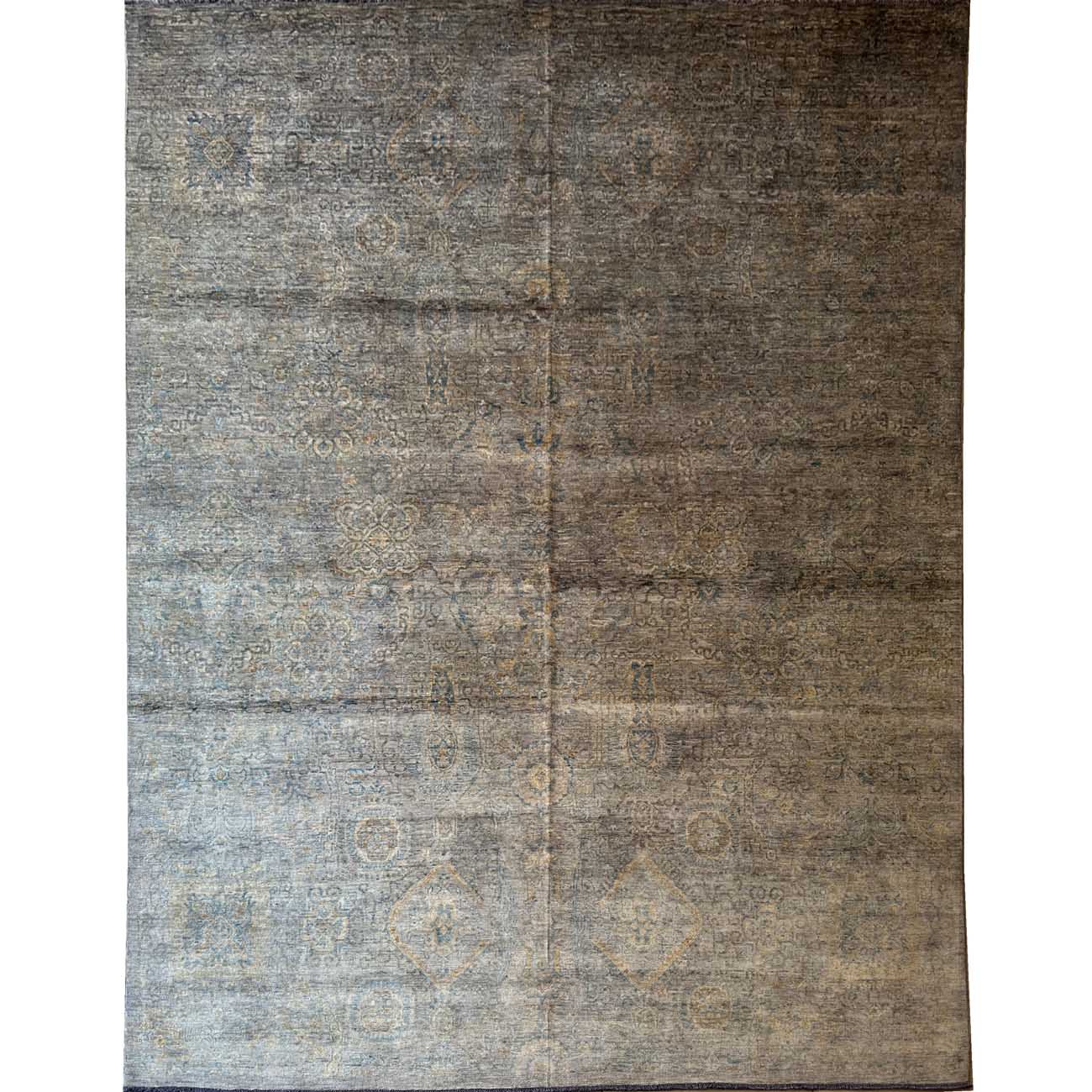 El Dokuma Overdye Modern Yün Halı (240x295 cm)