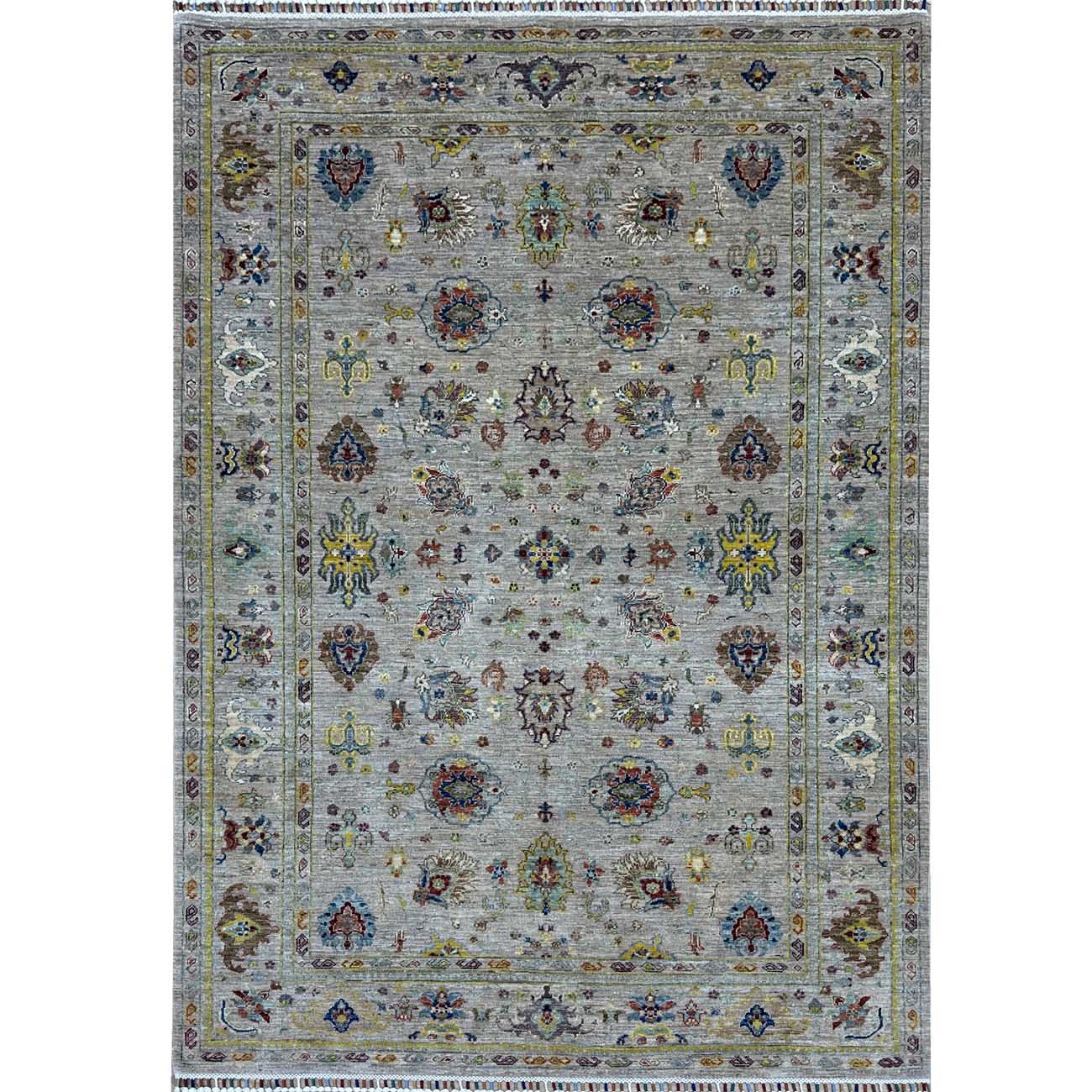 El Dokuma Gri Sultani Yün Halı (170x230 cm)